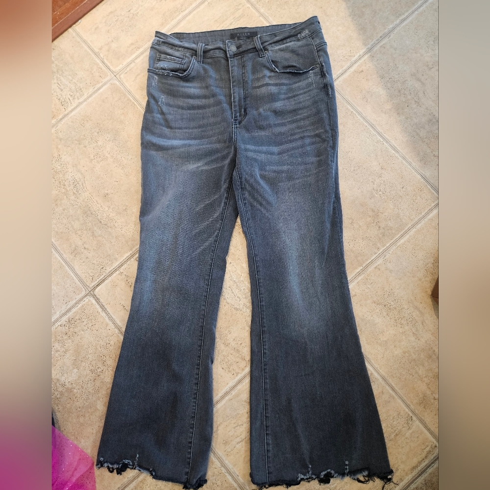 Women's Jeans Risen Size 1XL Black Denim Jeans